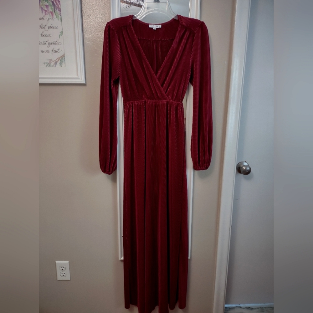 Baltic Born Venus pleated maxi dress
